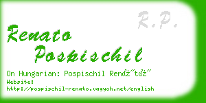 renato pospischil business card